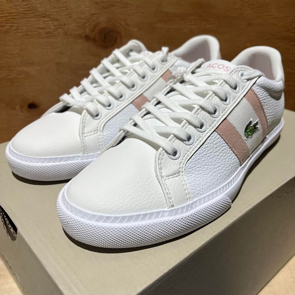 Lacoste White Trainers
